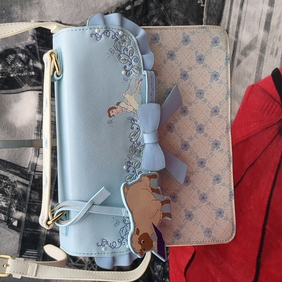 Disney Handbags - Disney Danielle Nicole beauty and the beast. I want adventure satchel